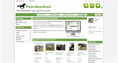 Desktop Screenshot of paardaanbod.nl