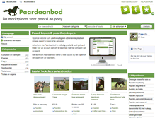 Tablet Screenshot of paardaanbod.nl